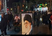 نمای جانسوز عزای خورشید؛ مردم استان مرکزی در سوگ رهبر