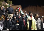 نمای جانسوز عزای خورشید؛ مردم استان مرکزی در سوگ رهبر