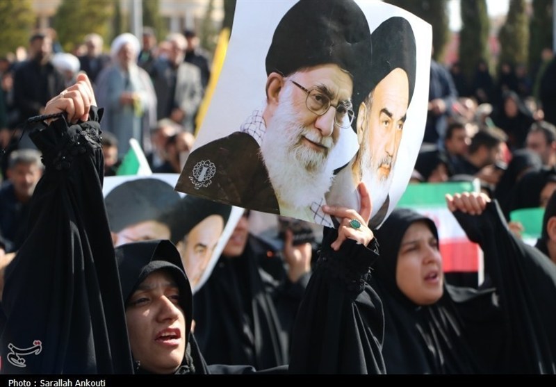 راهپیمائی مردم خرم‌آباد در عزای رهبر مسلمین جهان امام خامنه ای (ره)