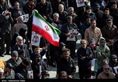 تشییع پیکر شهدای حملات آمریکایی صهیونی در همدان