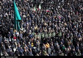تشییع پیکر شهدای حملات آمریکایی صهیونی در همدان