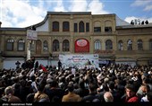 تشییع پیکر شهدای حملات آمریکایی صهیونی در همدان