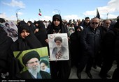 تشییع پیکر شهدای حملات آمریکایی صهیونی در همدان