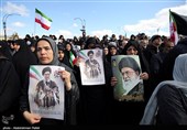تشییع پیکر شهدای حملات آمریکایی صهیونی در همدان