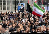 تشییع پیکر شهدای حملات آمریکایی صهیونی در همدان