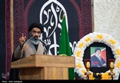 مراسم عزاداری شهادت رهبر معظم انقلاب در حرم مطهر حضرت شاهچراغ (ع)