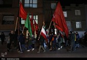 دسته های عزاداری رهبر شهید انقلاب در همدان