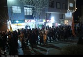 دسته های عزاداری رهبر شهید انقلاب در همدان