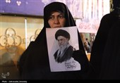 حماسه آفرینی مردم مقتدر قزوین برای سومین شب متوالی در عزای رهبری
