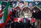 پیکر 5 شهید حملات آمریکایی-صهیونیستی در شهریار آرام گرفت+فیلم