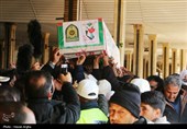 تشییع پیکر شهدای حملات آمریکایی صهیونی در زنجان