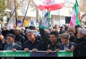 تشییع پیکر شهدای حملات آمریکایی صهیونی در زنجان