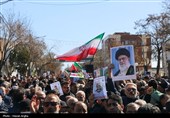 تشییع پیکر شهدای حملات آمریکایی صهیونی در زنجان