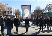 تشییع پیکر شهدای حملات آمریکایی صهیونی در زنجان