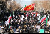 تشییع پیکر شهدای حملات آمریکایی صهیونی در زنجان