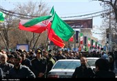 تشییع پیکر شهدای حملات آمریکایی صهیونی در زنجان