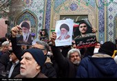 تشییع پیکر شهدای حملات آمریکایی صهیونی در مشهد