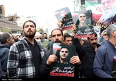 تشییع پیکر شهدای حملات آمریکایی صهیونی در مشهد