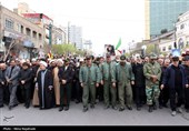 تشییع پیکر شهدای حملات آمریکایی صهیونی در مشهد