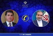 امنیت مرزها و مقابله با تروریسم محور اصلی رایزنی‌های عراقچی و بارزانی