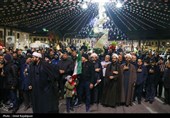 اجتماع مردم در سوگ رهبر شهید - رودسر گیلان