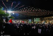 اجتماع مردم در سوگ رهبر شهید - رودسر گیلان