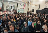 تشییع شهید جنگ تحمیلی صهیونی آمریکایی در تاکستان