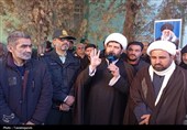 تشییع شهید جنگ تحمیلی صهیونی آمریکایی در تاکستان
