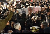 وداع گرگانی‌ها با پیکر دو شهید جنگ