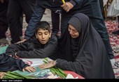 مراسم وداع با پیکر 14 شهید حمله آمریکایی - صهیونیستی در شیراز