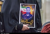 مراسم وداع با پیکر 14 شهید حمله آمریکایی - صهیونیستی در شیراز
