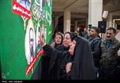 مراسم وداع با پیکر 14 شهید حمله آمریکایی - صهیونیستی در شیراز