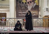مراسم وداع با پیکر 14 شهید حمله آمریکایی - صهیونیستی در شیراز