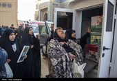 مراسم وداع با پیکر 14 شهید حمله آمریکایی - صهیونیستی در شیراز