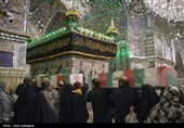 مراسم وداع با پیکر 14 شهید حمله آمریکایی - صهیونیستی در شیراز