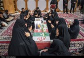 مراسم وداع با پیکر 14 شهید حمله آمریکایی - صهیونیستی در شیراز