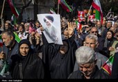 تشییع پیکر شهدای حملات آمریکایی صهیونی در شیراز