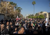 تشییع پیکر شهدای حملات آمریکایی صهیونی در شیراز