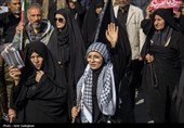 تشییع پیکر شهدای حملات آمریکایی صهیونی در شیراز