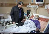 عیادت استاندار کرمان از مجروحین حمله آمریکایی صهیونیستی هوانیروز کرمان