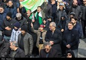 تشییع پیکر شهدای حملات آمریکایی صهیونی در تبریز
