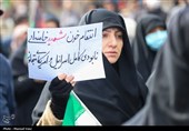 تشییع پیکر شهدای حملات آمریکایی صهیونی در تبریز