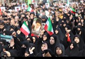 تشییع پیکر شهدای حملات آمریکایی صهیونی در تبریز