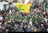 تشییع پیکر شهدای حملات آمریکایی صهیونی در تبریز