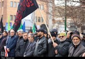 تشییع پیکر شهدای حملات آمریکایی صهیونی در تبریز