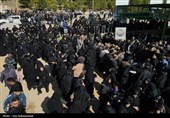 تشییع پیکر شهدای حملات آمریکایی صهیونی در خرم آباد