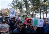 تشییع پیکر شهدای حملات آمریکایی صهیونی در خرم آباد