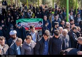 تشییع پیکر شهدای حملات آمریکایی صهیونی در خرم آباد