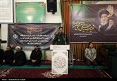 مراسم بزرگداشت رهبر شهید انقلاب  در مسجد جامع همدان