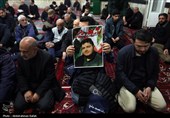 مراسم بزرگداشت رهبر شهید انقلاب  در مسجد جامع همدان